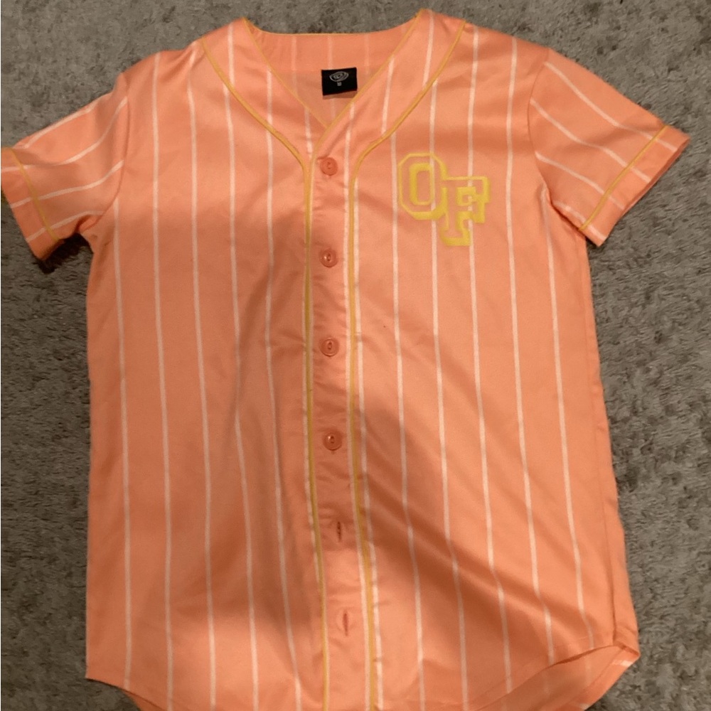 Odd Future Peach Baseball Jersey